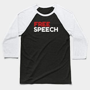 FREE SPEECH  canada Baseball T-Shirt